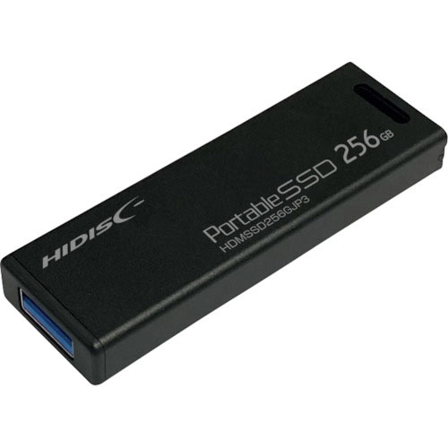 ハイディスク　ＭｉｎｉＳｔｉｃｋポータブルＳＳＤ　２５６ＧＢ　ＵＳＢ３．２Ｇｅｎ２対応データ　録画用＿