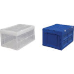 ＩＲＩＳ　５５６９９６　ハード折りたたみコンテナフタ一体型　ＨＤＯＨ－４０Ｌ　クリア＿