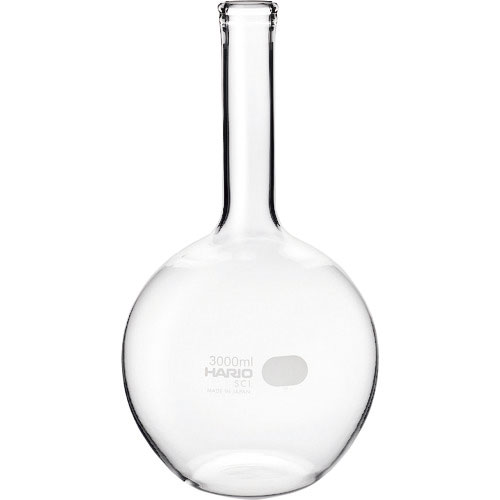 ＨＡＲＩＯ　平底フラスコ　３０００ｍｌ＿