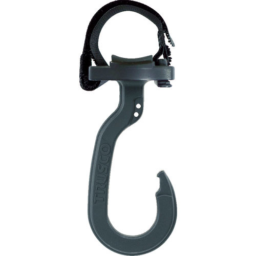 ＴＲＵＳＣＯ　ベルトで止めるフック　固定フック　１９ｃｍベルト付き　小＿