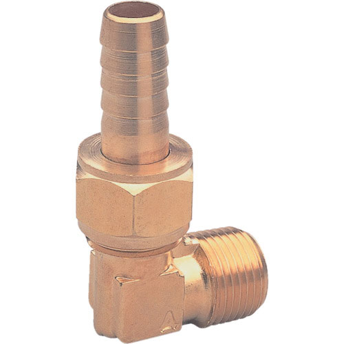 ＡＳＯＨ　Ｌ型ホースジョイント　ＰＴ３／８×Φ９＿