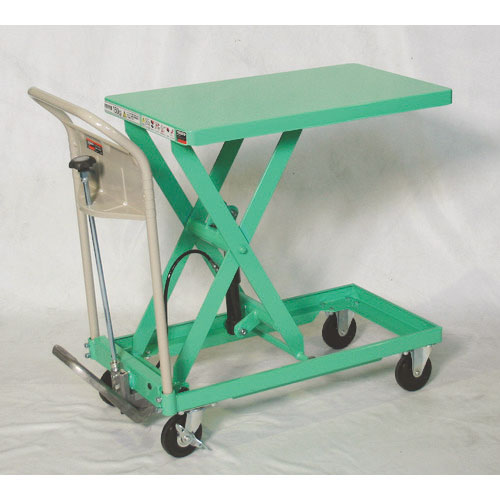 ＴＲＵＳＣＯ　ハンドリフター　１５０ｋｇ　４００Ｘ７２０　グリーン＿