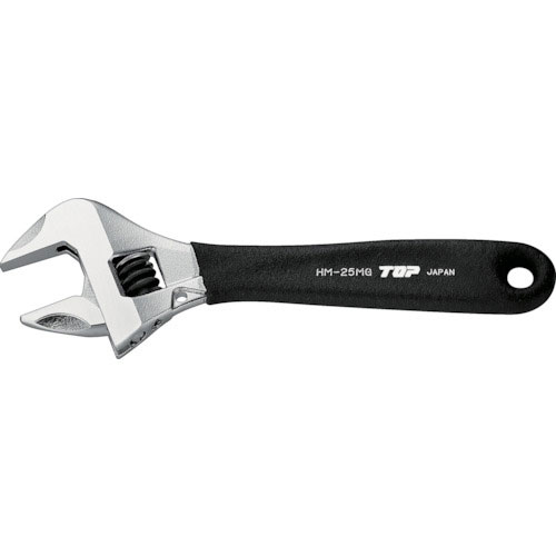 ＴＯＰ　ワークワイド（ガタ無しモンキレンチ）グリップ付＿
