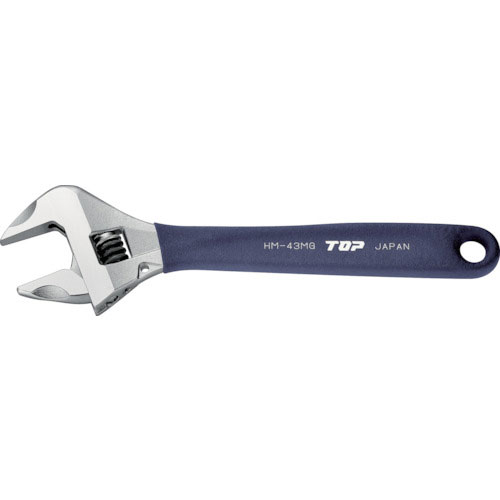 ＴＯＰ　ワークワイド（ガタ無しモンキレンチ）グリップ付＿