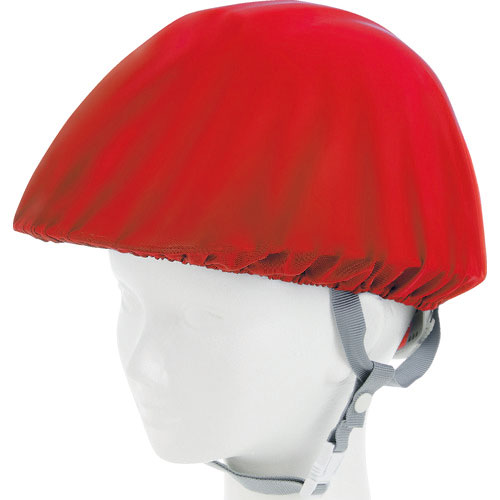 ＴＲＵＳＣＯ　ヘルメットカバー　スポンジ生地付ソフトタイプ　赤＿