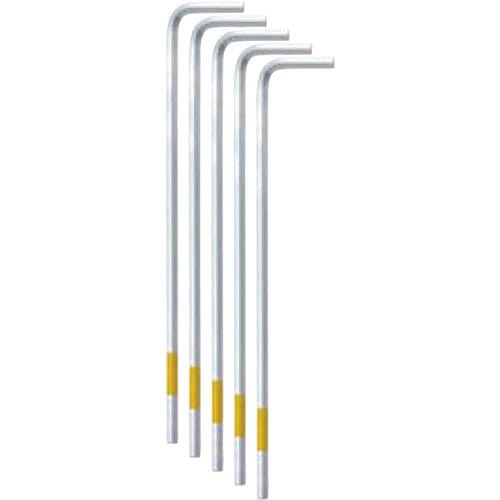 ワイズ　六角棒レンチ　【単品】５本組ＮＣ（ＬＬサイズ）４．０ｍｍ＿
