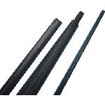 ＴＲＵＳＣＯ　ＴＲＵＳＣＯ　耐熱１５０℃収縮チューブ　収縮前内径２．４ｍｍ　長さ１ｍ　１０本入り　黒＿