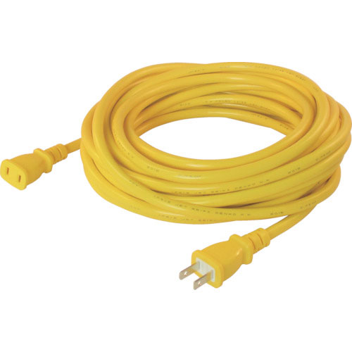 正和電工　１２Ａ補助コード１ッ口１０ｍ黄＿