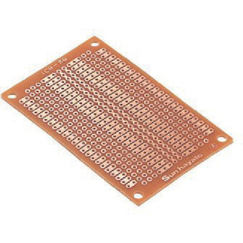 サンハヤト　ユニバ－サル基板　４７×７２ｍｍ　穴径１．０φ＿