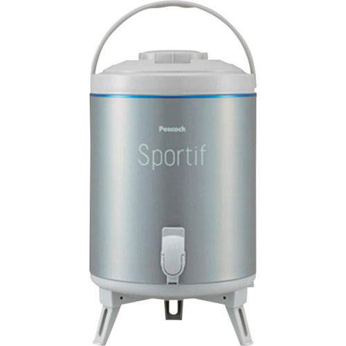 ピーコック魔法瓶　アルミキーパー広口タイプ　シルバー　９．５Ｌ＿