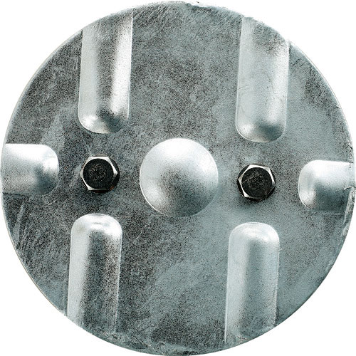 ＴＲＵＳＣＯ　敷鉄板固定金具１８０Φ＿