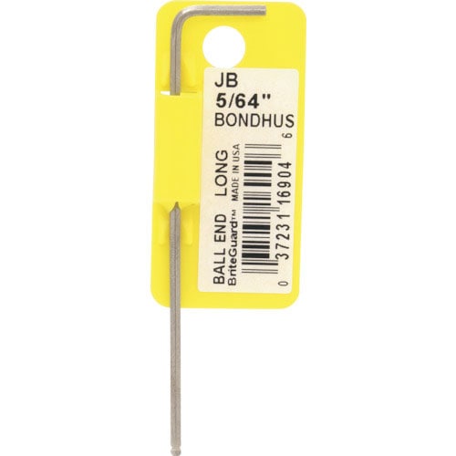 ボンダス　ボールポイント・Ｌ－レンチ　ロング　５／６４インチ＿