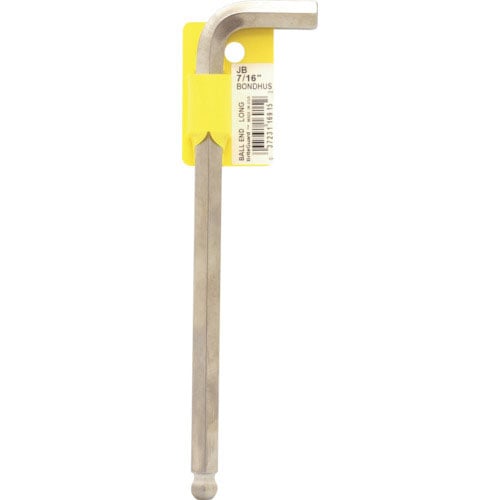 ボンダス　ボールポイント・Ｌ－レンチ　ロング　７／１６インチ＿