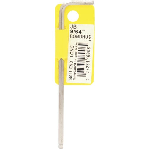 ボンダス　ボールポイント・Ｌ－レンチ　ロング　９／６４インチ＿