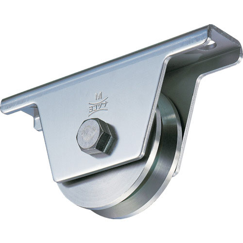 ヨコヅナ　４４０Ｃベアリング入ステンレス重量戸車　５０ｍｍ　Ｖ＿