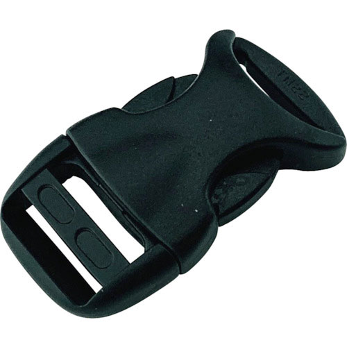 ユタカメイク　平ベルト金具　サイドリリースバックル　流線型　１５ｍｍ幅用　（１個入り）＿