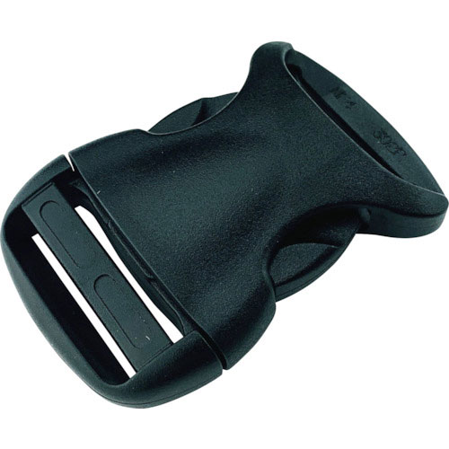 ユタカメイク　平ベルト金具　サイドリリースバックル　流線型　３０ｍｍ幅用　（１個入り）＿