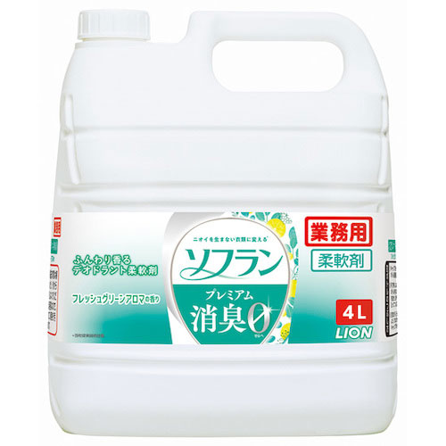 ライオン　ソフランプレミアム消臭　フレッシュグリーンアロマの香り４Ｌ＿