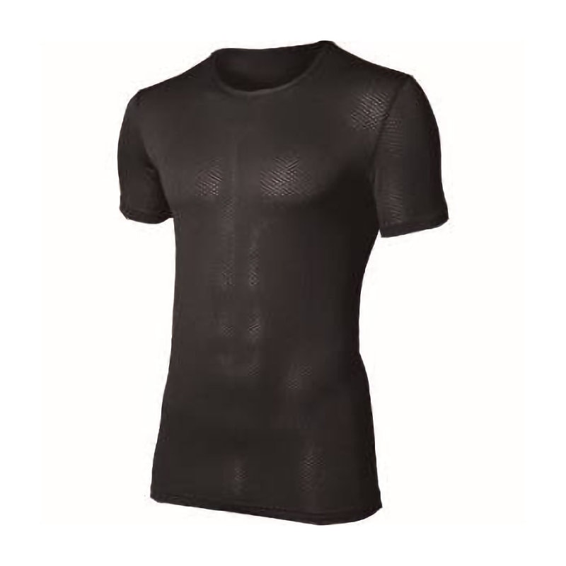 おたふく　ＪＷ－５２１　１１．ＢＫ　３Ｄ　ショート　クルーシャツ　ＬＬ