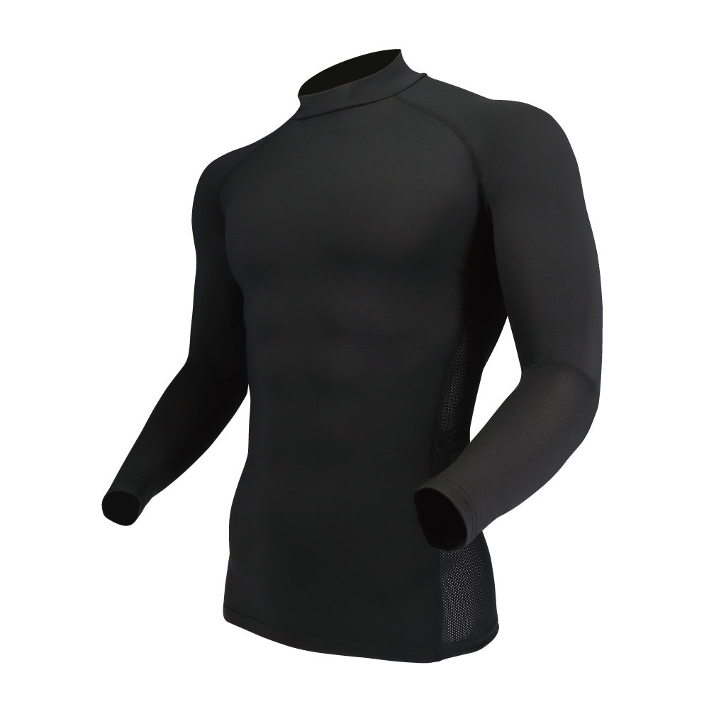 おたふく　ＢＴ冷感・消臭パワーストレッチ　長袖バックハイネックシャツ　Ｌ