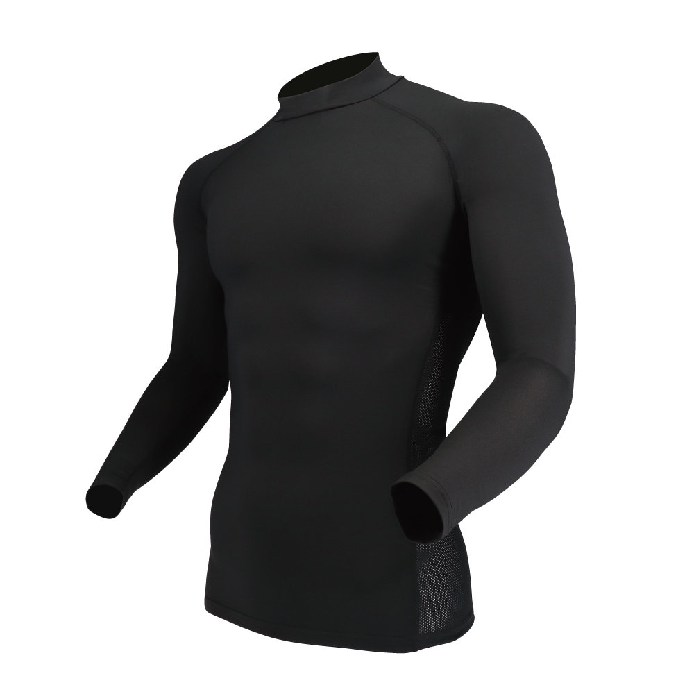 おたふく　ＢＴ冷感・消臭パワーストレッチ　長袖バックハイネックシャツ　ＬＬ