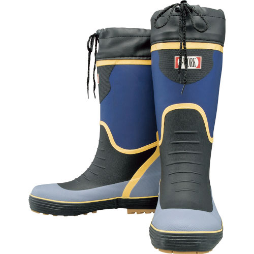 おたふく　ＪＷ　７４０・コン　安全カラーつや消ブーツ２６．５＿