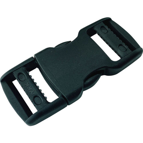 ユタカメイク　平ベルト金具　サイドリリースバックル　アジャスト型　２５ｍｍ幅用　（１個入り）＿