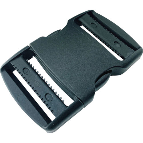 ユタカメイク　平ベルト金具　サイドリリースバックル　アジャスト型　５０ｍｍ幅用　（１個入り）＿