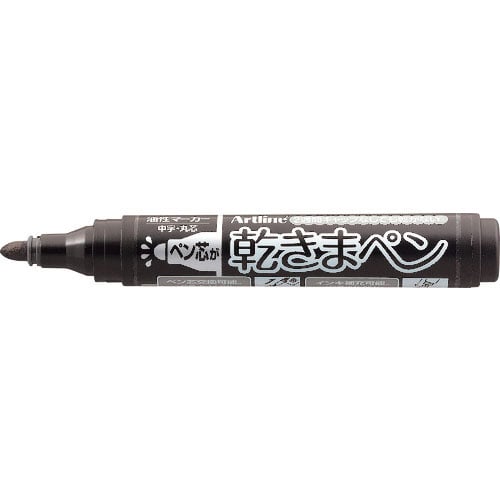 シヤチハタ　乾きまペン　中字丸芯　黒＿