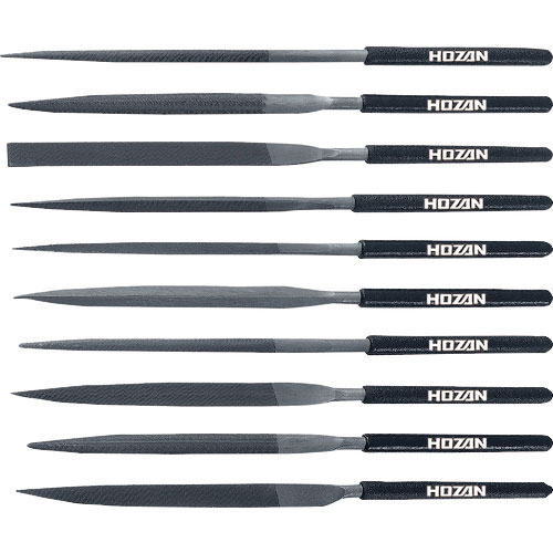 ＨＯＺＡＮ　精密ヤスリセット１０本組＿