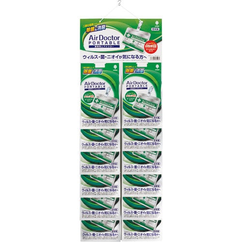 ｎｏｖｏｐｉｎ　空間除菌剤　携帯用エアドクター消臭剤　台紙セット　１２セット入＿