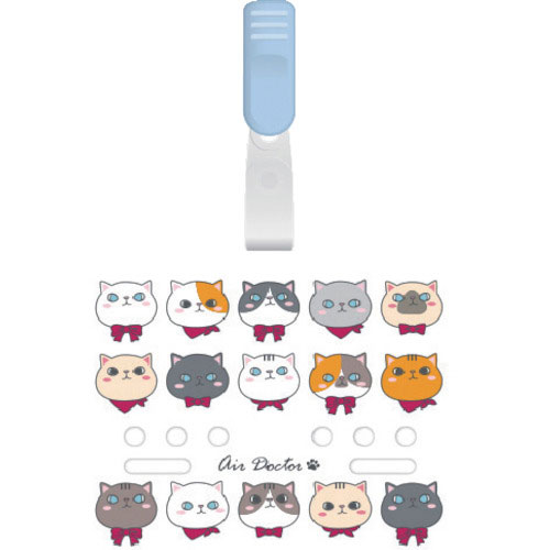 ｎｏｖｏｐｉｎ　エアドクター携帯型　ねこ柄＿