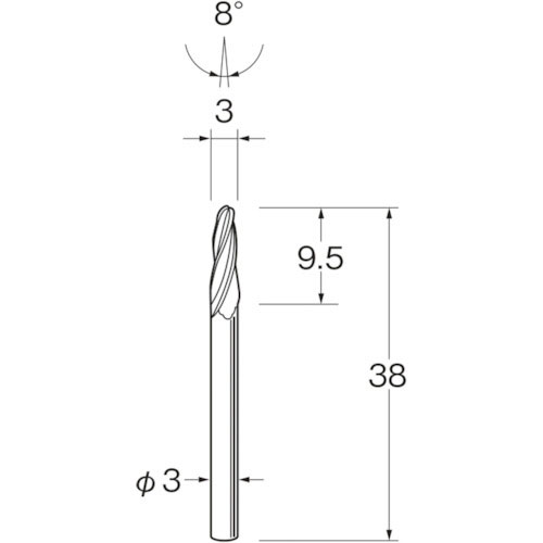 リューター　軽合金用超硬カッター＿