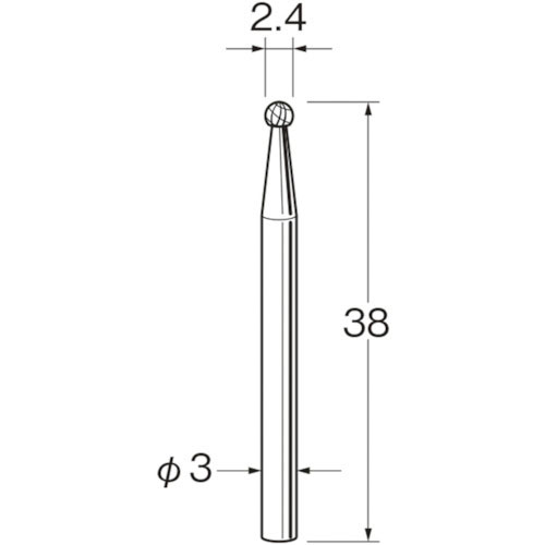 リューター　チタンアルミナコーティング超硬カッター＿