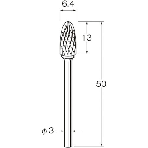リューター　チタンアルミナコーティング超硬カッター＿