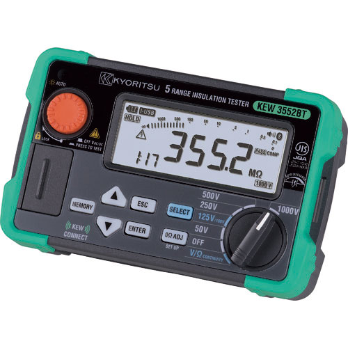 ＫＹＯＲＩＴＳＵ　デジタル絶縁抵抗計（６レンジ　Ｂｌｕｅｔｏｏｔｈ　搭載）＿