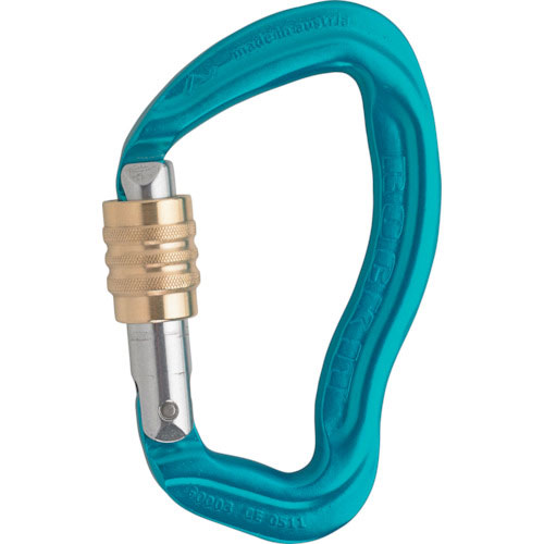 ＡＬＰＩＮ　カラビナ　ＲＯＣＫＩＴ　スクリューロック　線径１２．５　ブルー＿