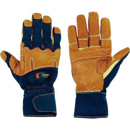 シモン　防火手袋（防水タイプ）　ネイビー　ＫＧ－１９０ＮＶ　Ｌ＿