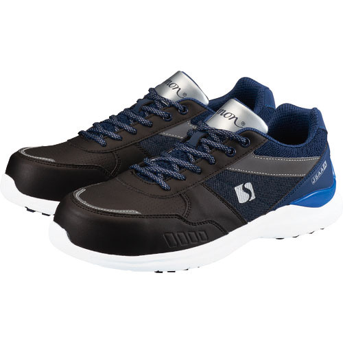 シモン　軽量耐滑プロスニーカー　ＫＬ５１１　黒／ネイビー　２２．０ｃｍ＿