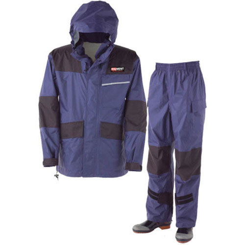 カジメイク　仕事合羽　ネイビー　３Ｌ＿