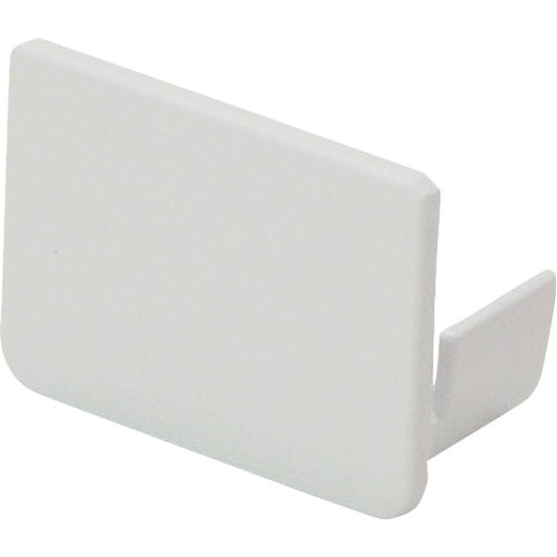 マサル　エムケーダクト付属品　エンド差込型　６号　ホワイト＿