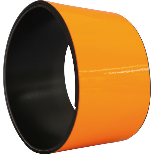 日東エルマテ　蛍光マグネットシート　５０ｍｍ×１ｍ　オレンジ＿