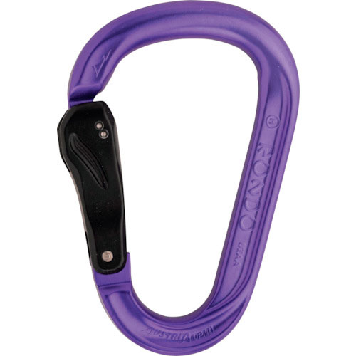 ＡＬＰＩＮ　カラビナ　ＨＭＳ　ＲＯＵＮＤ　スライドオートロックカラビナ　パープル＿