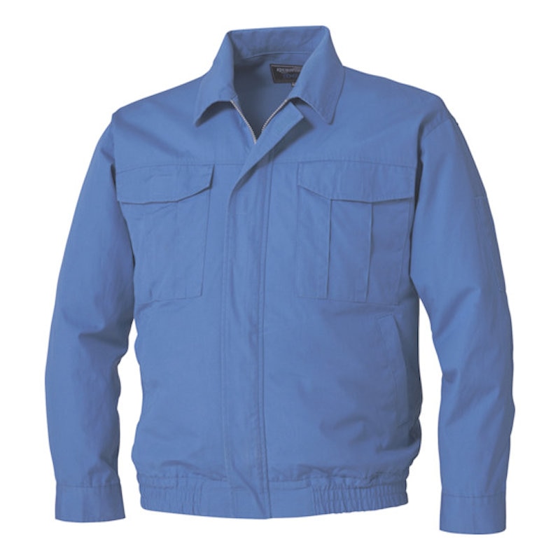 空調服　空調服［［Ｒ下］］　難燃長袖ブルゾン　ウエアのみ　ライトブルー　２Ｌ＿