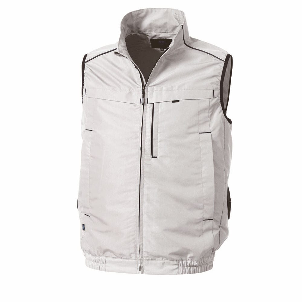 空調服　空調服　ベスト（横ファン）　シルバー　４Ｌ＿