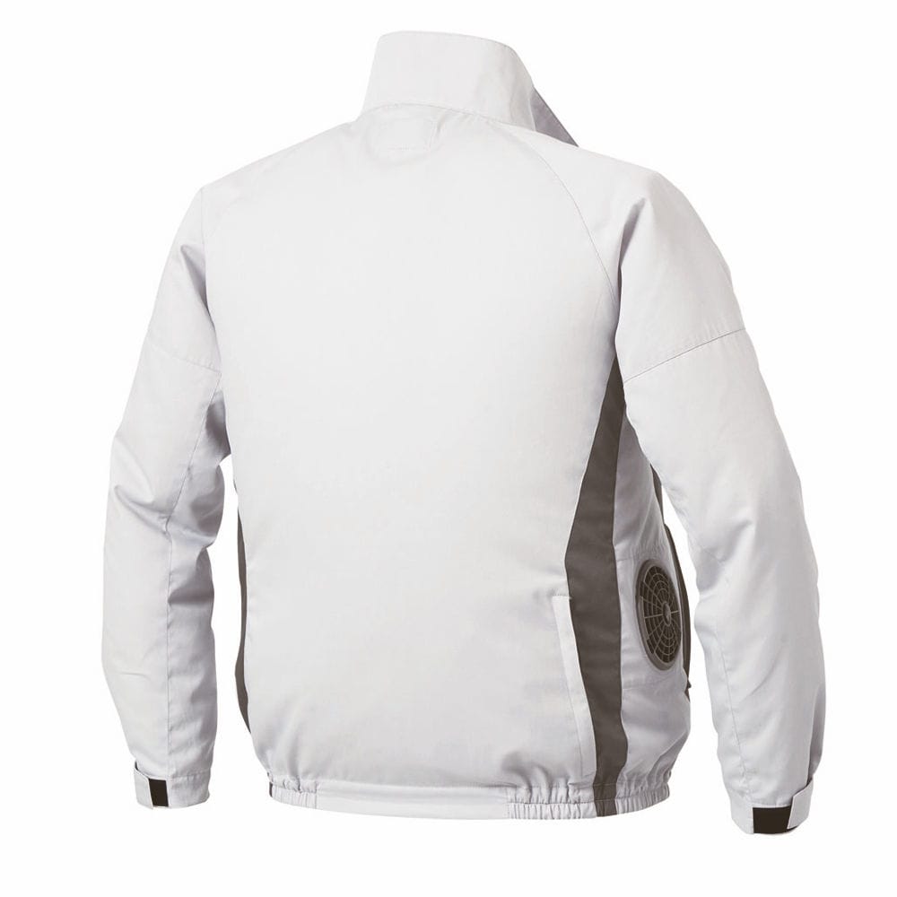 空調服　空調服　長袖ブルゾン（エプロン付き）　シルバー　Ｌ＿