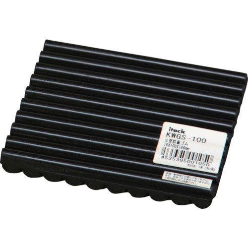 光　Ｓ型防振ゴム　１０×１００×１００ｍｍ＿
