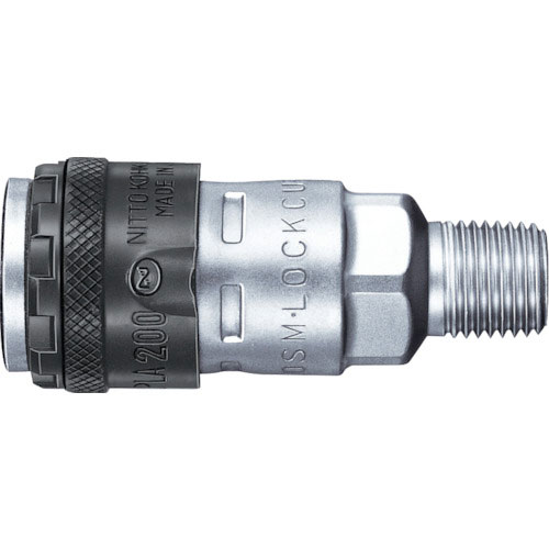 日東　ロックカプラ２００（めねじ取付用ソケット）　相手側取付サイズＲｃ１／４（７８５７３）＿