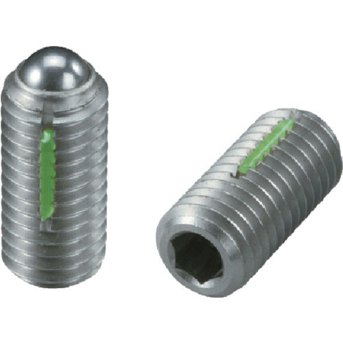 ｋｉｐｐ　六角穴ボールプランジャー　ねじ径Ｍ４×０．７０＿