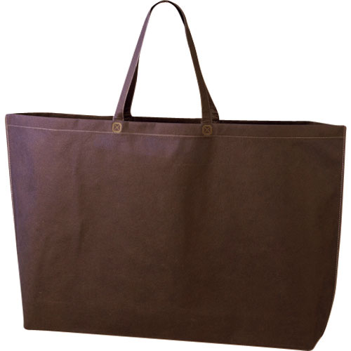 エーワン　シンプルトート　特大　ダークブラウン＿